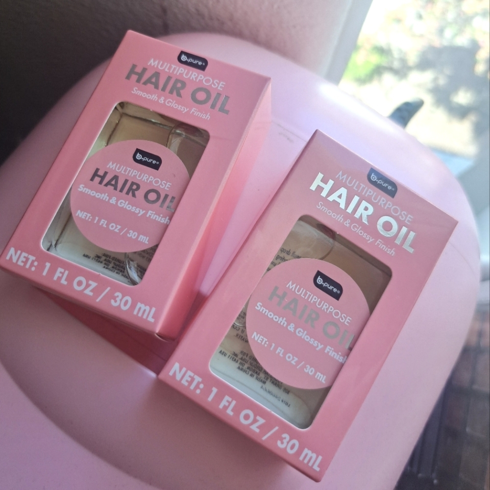 B Pure Multipurpose Hair Oil Smooth & Glossy Finish (x2)
